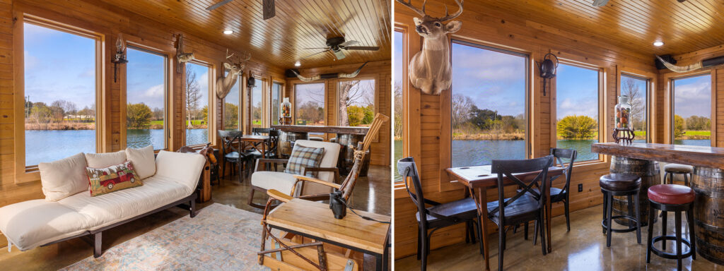 sunroom over looking lake